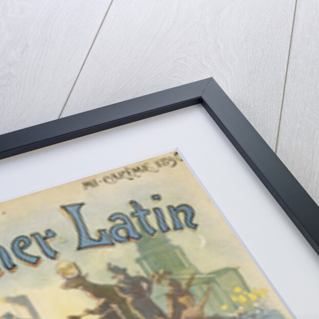 Au Quarter Latin Poster by Paul Merwart