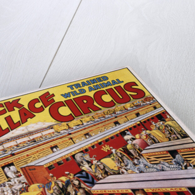 Hagenbeck-Wallace Trained Wild Animal Circus Poster by Anonymous
