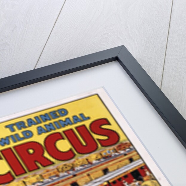 Hagenbeck-Wallace Trained Wild Animal Circus Poster by Anonymous