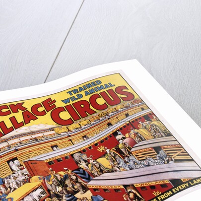 Hagenbeck-Wallace Trained Wild Animal Circus Poster by Anonymous