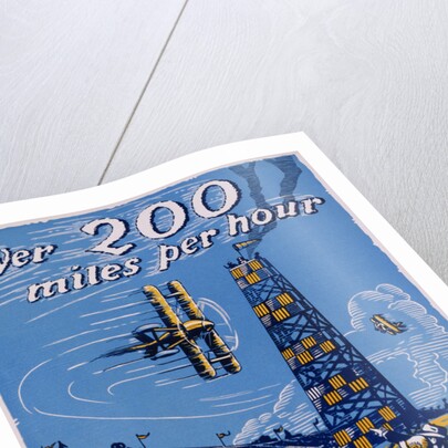 International Air Races Poster by Carl Dalter