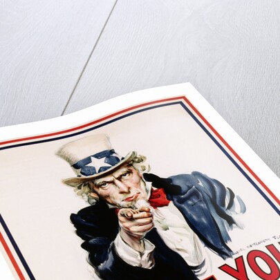 I Want You for the U.S. Army Recruitment Poster by James Montgomery Flagg