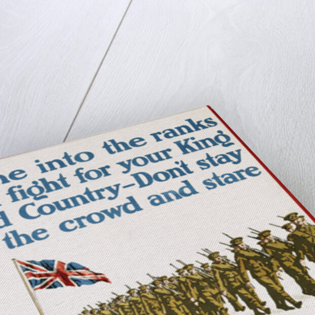 You Are Wanted at the Front, Enlist Today Recruitment Poster by Anonymous