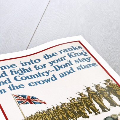 You Are Wanted at the Front, Enlist Today Recruitment Poster by Anonymous