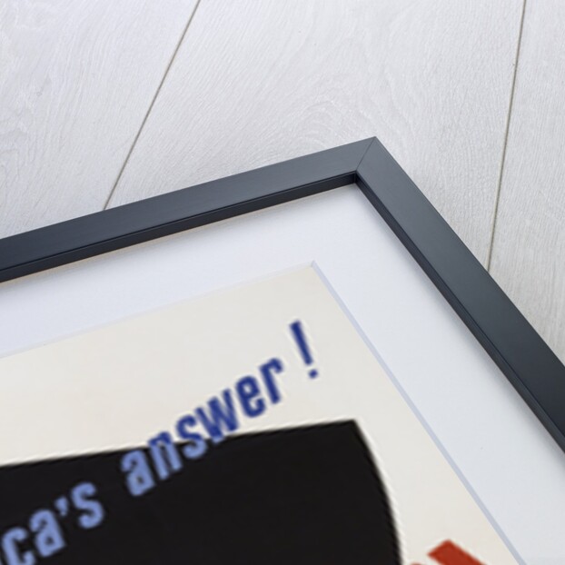 Production - America's Answer! Poster by Jean Carlu