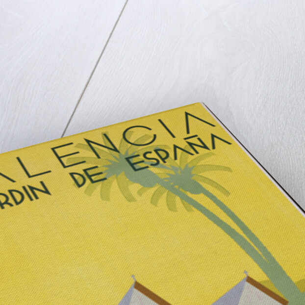 Valencia Jardn de Espana Poster by Jose Renau