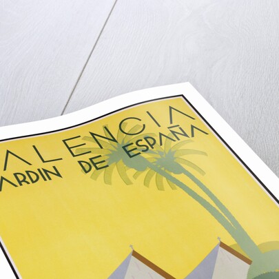 Valencia Jardn de Espana Poster by Jose Renau
