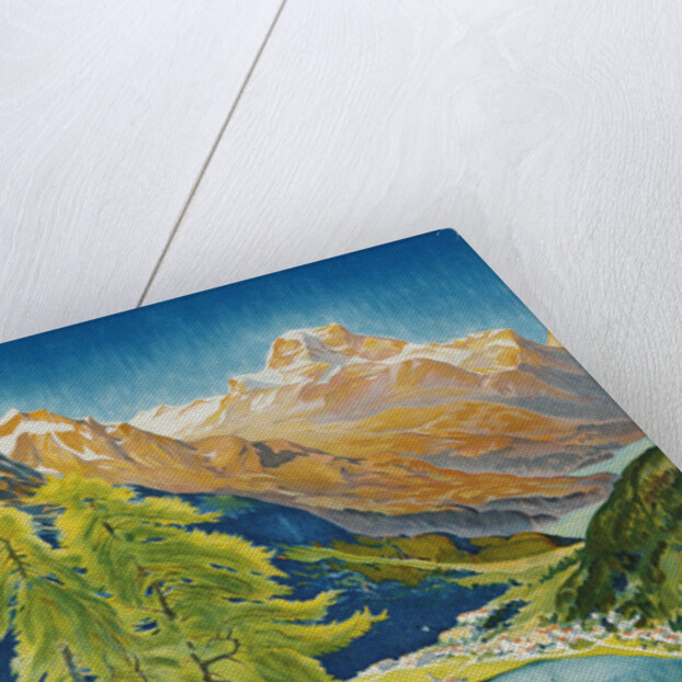 St. Moritz Poster by Carl Moos