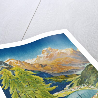 St. Moritz Poster by Carl Moos