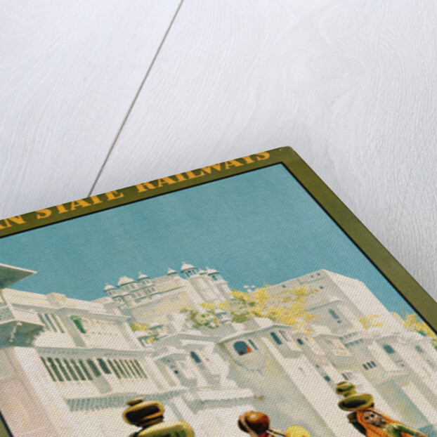 Visit India - Indian State Railways, Udaipur Poster by Bylityllis