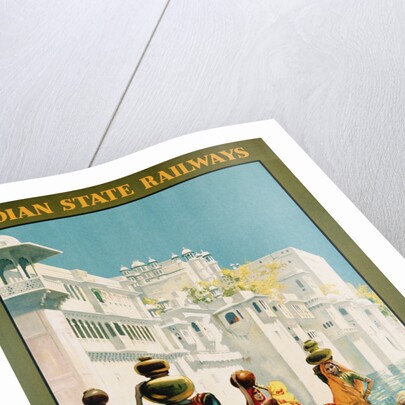 Visit India - Indian State Railways, Udaipur Poster by Bylityllis