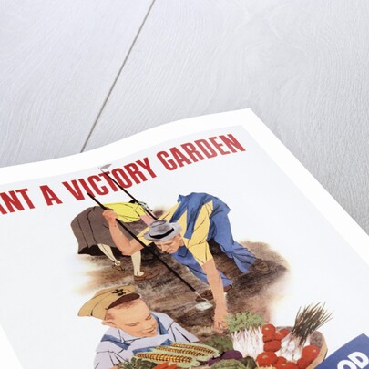 Plant a Victory Garden Poster by Anonymous