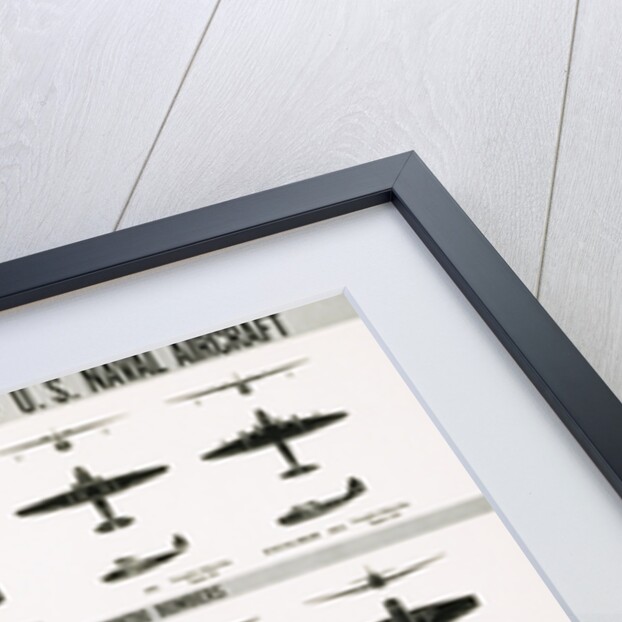 Poster of U.S. Naval Combat and Transport Aircraft by Anonymous