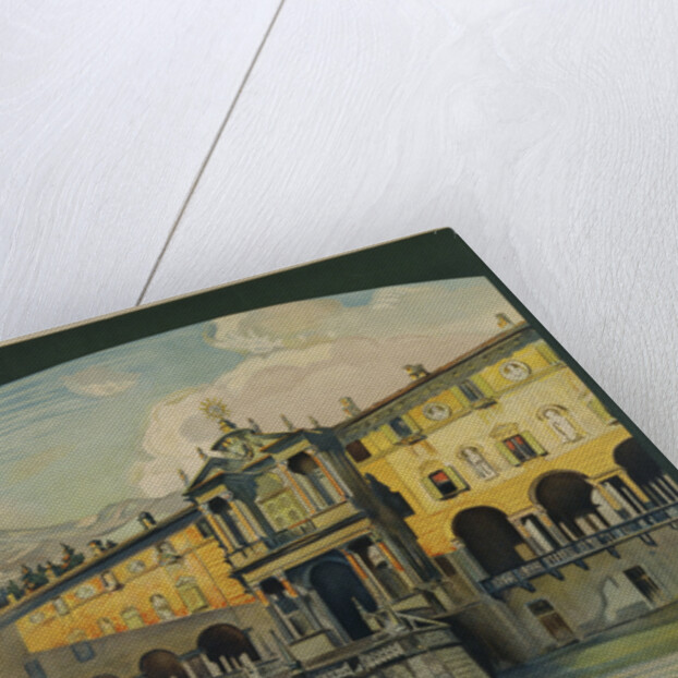 Sanctuary to Oropa Poster by G. Bozzalla