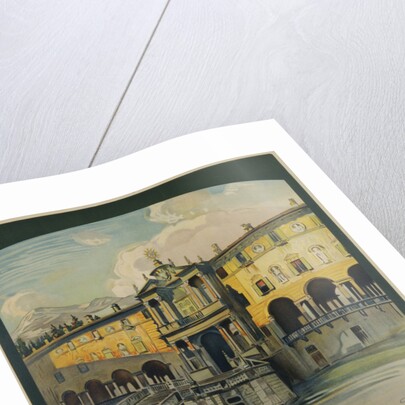 Sanctuary to Oropa Poster by G. Bozzalla