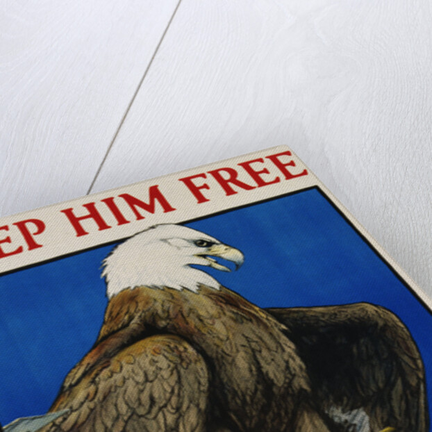 Keep Him Free, Buy War Savings Stamps Poster by Charles Livingston Bull