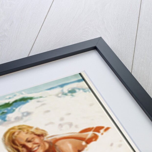 Newquay on the Cornish Coast Poster by Alfred Lambart