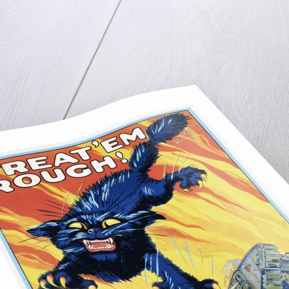 Treat 'Em Rough! Join the Tanks Recruitment Poster by August William Hutaf