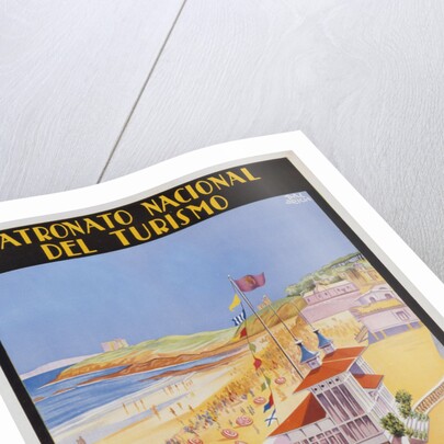 Santander Veranead en el Sardinero Poster by Baldrich