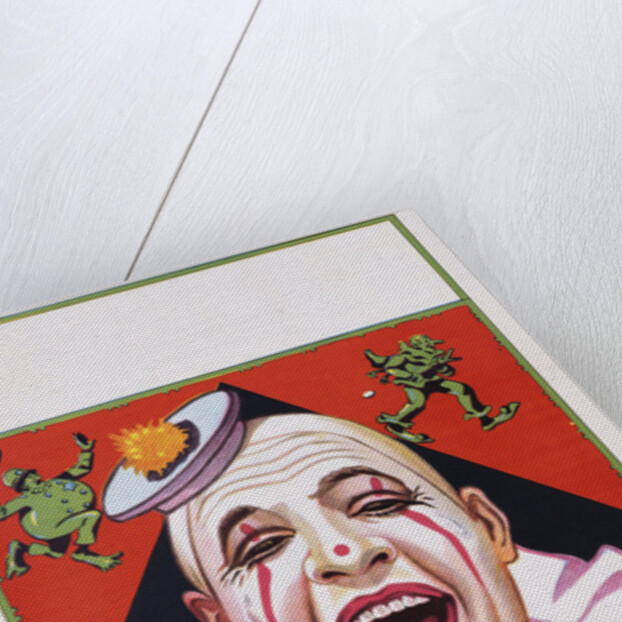 Poster of Clowns with Dog and Goose by Anonymous