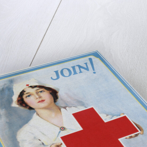 Join! American Red Cross Serves Humanity Poster by Lawrence Wilbur