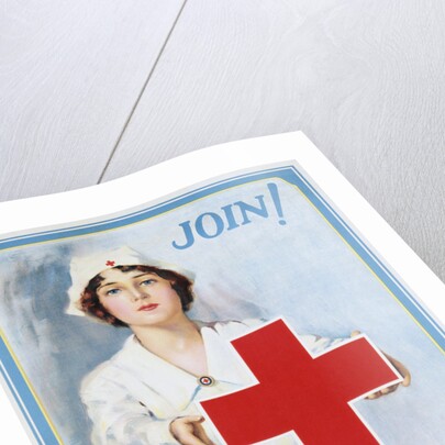 Join! American Red Cross Serves Humanity Poster by Lawrence Wilbur