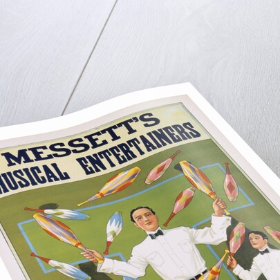 Poster Advertisement for Messett's Musical Entertainers by Anonymous