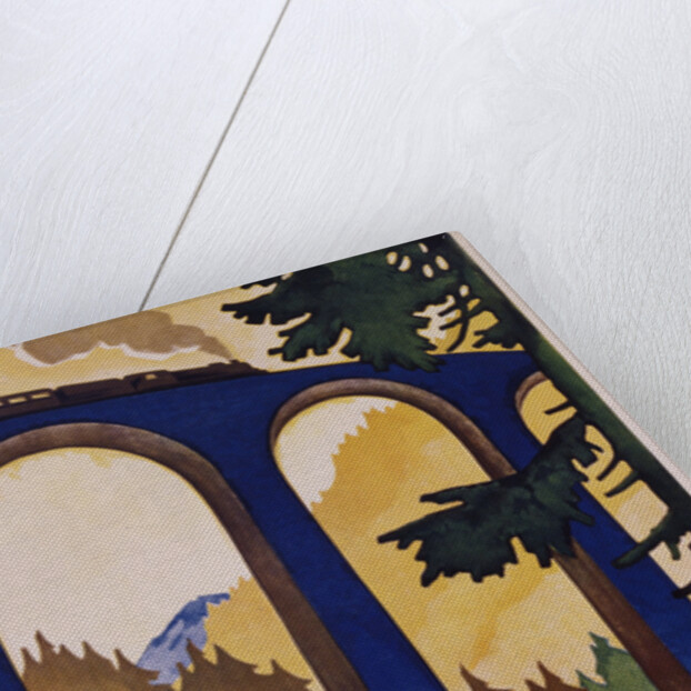 Germany in the Black Forest Poster by Friedel Dzubas