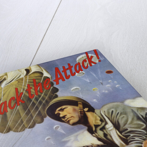 Back the Attack! War Bonds Poster by Schrieber