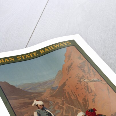 Visit India - Indian State Railways, Khyber Pass Poster by Bylityllis