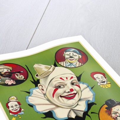 Menage of Clowns Poster by Anonymous