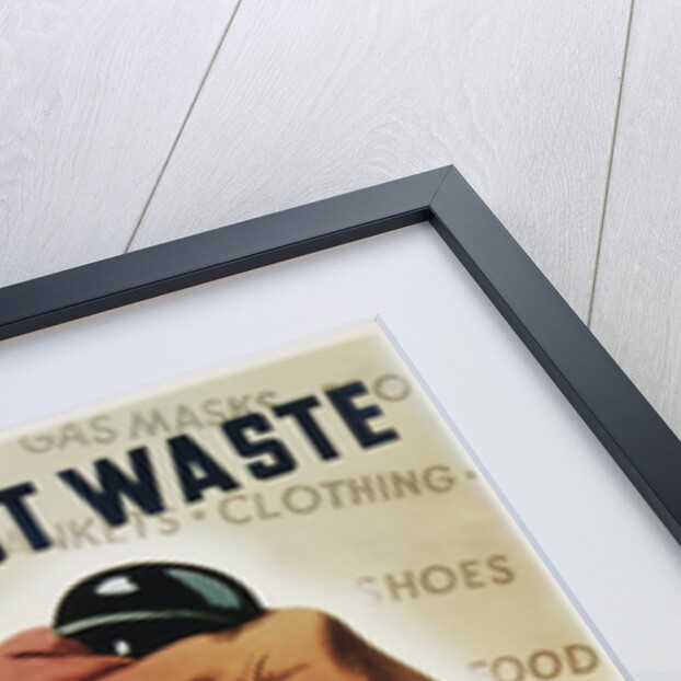 Save, Stamp Out Waste Poster by Henry Stahlhat