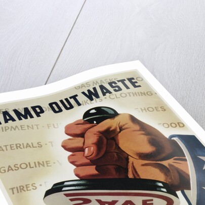 Save, Stamp Out Waste Poster by Henry Stahlhat