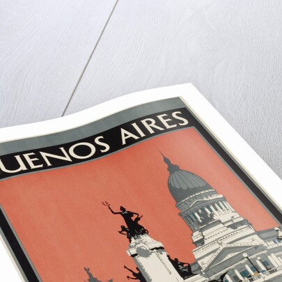 Buenos Aires - By Royal Mail to South America Poster by Kenneth Shoesmith