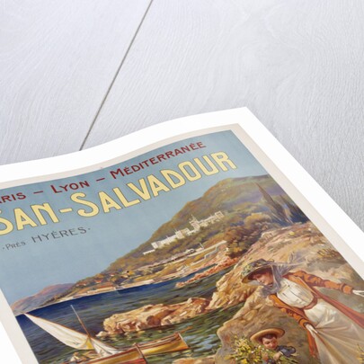 San-Salvadour Poster by Ernest Louis Lessieux