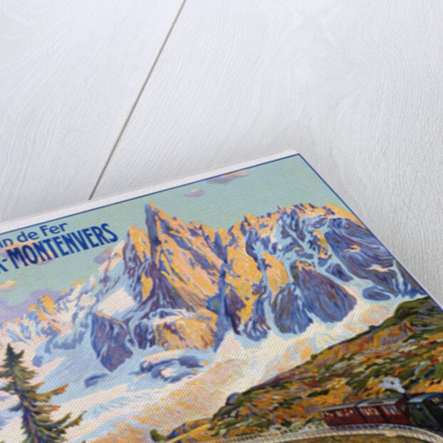 Chamonix-Montenvers Poster by David Dellepiane