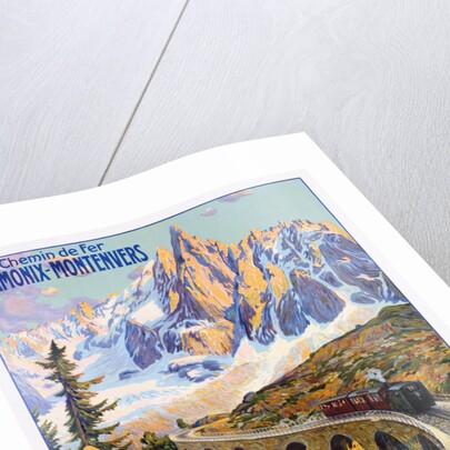 Chamonix-Montenvers Poster by David Dellepiane