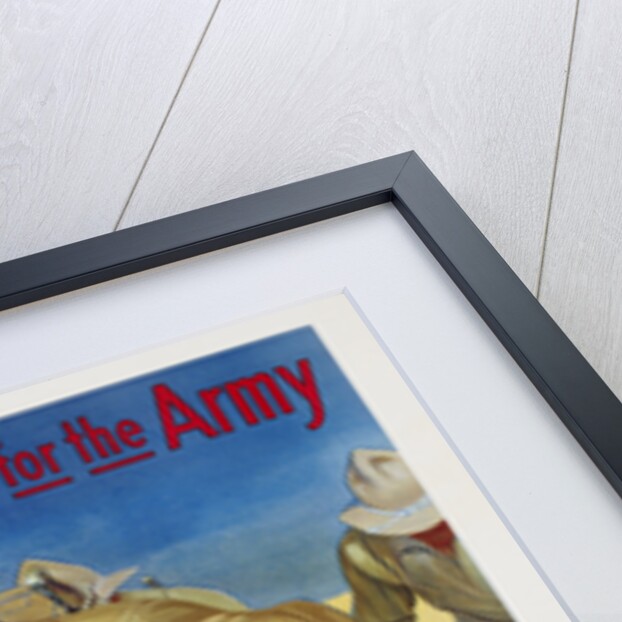 Men Wanted for the Army Recruitment Poster by I.B. Hazelton