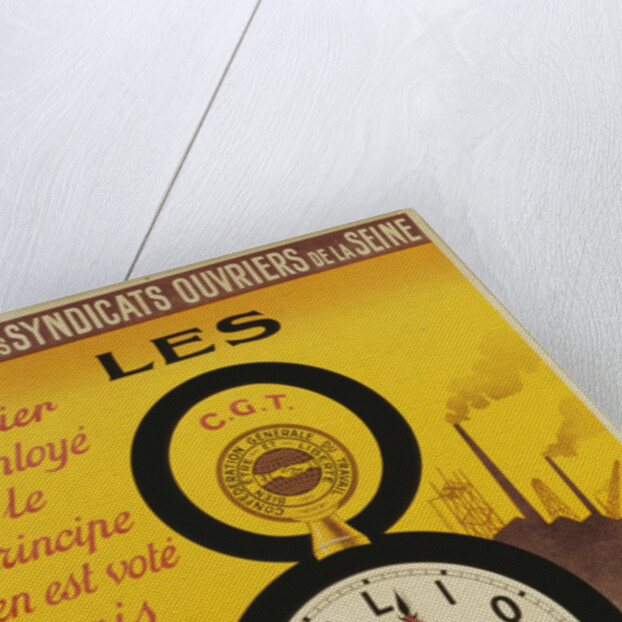 Les 8 Heures Work Incentive Poster by Doumenq