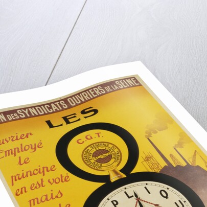 Les 8 Heures Work Incentive Poster by Doumenq