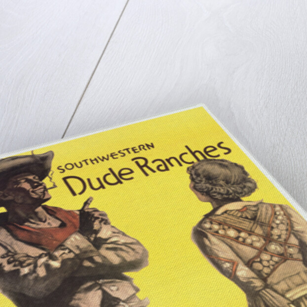Southwestern Dude Ranches Poster by Hernando G. Villa