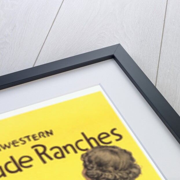 Southwestern Dude Ranches Poster by Hernando G. Villa