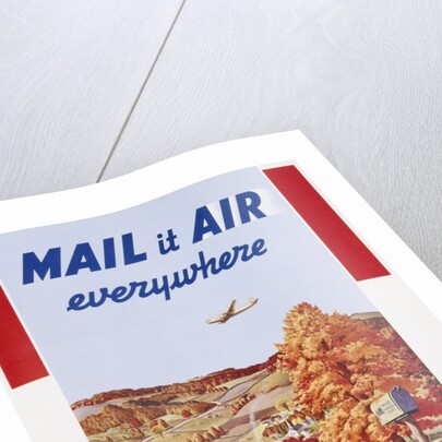 Air Mail Parcel Post Poster by Melbourne Brindle