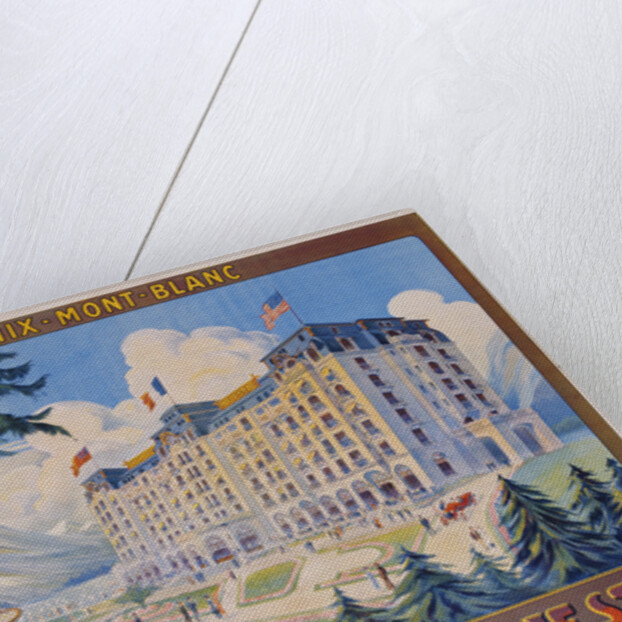 Cachat's-Majestic/Chamonix-Mont-Blanc Poster by Candido Aragonese de Faria