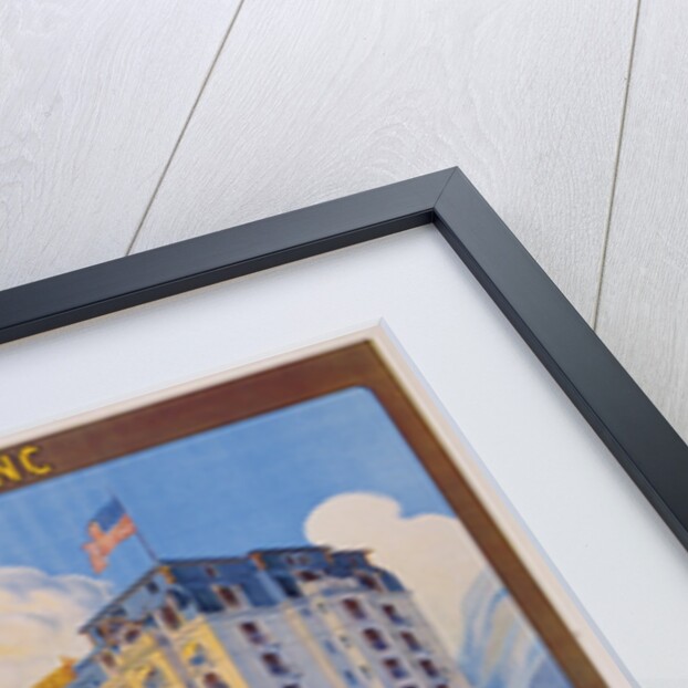 Cachat's-Majestic/Chamonix-Mont-Blanc Poster by Candido Aragonese de Faria