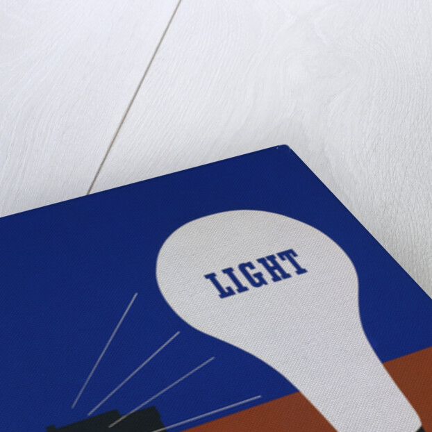 Light: Rural Electrification Administration Poster by Lester Beall
