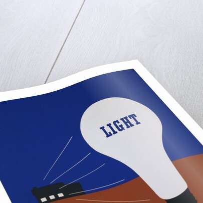 Light: Rural Electrification Administration Poster by Lester Beall