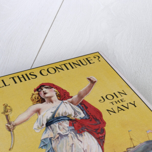 Shall This Continue? Join the Navy Recruitment Poster by Anonymous