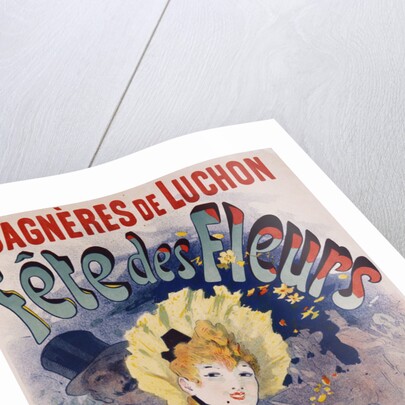 Bagneres de Luchon Fete des Fleurs Poster by Jules Cheret