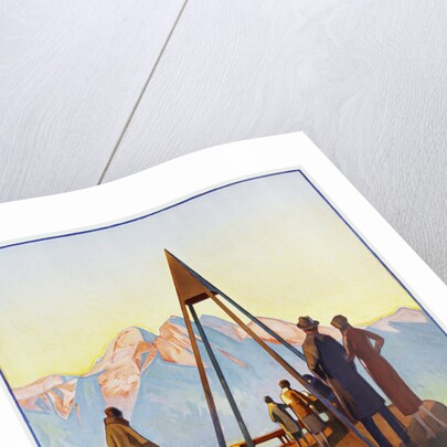 Stanserhorn Luzern Poster by Ernst Hodel